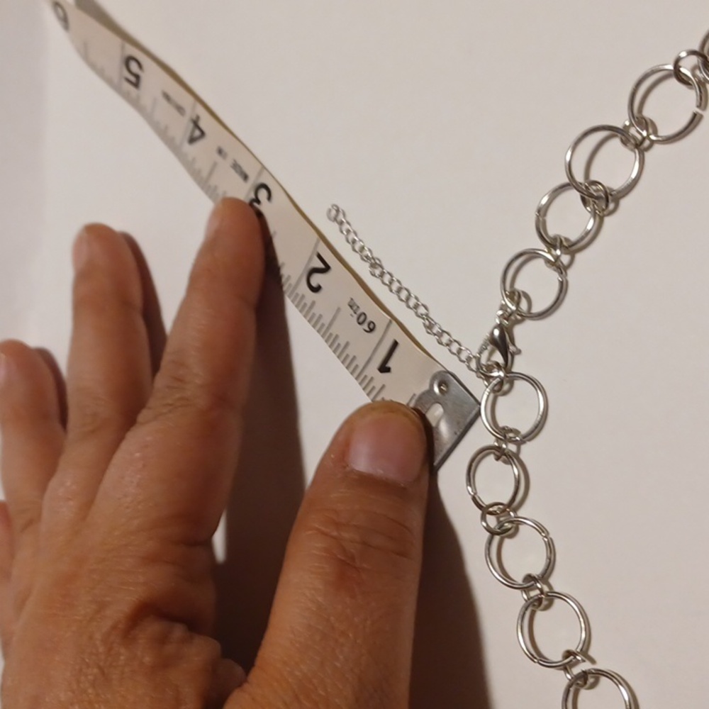 Butterfly Choker Pendant Drop Star Cross Round Chain Silvertone Boho 14"+ 2" ext - Picture 9 of 17